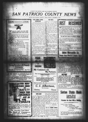 San Patricio County News (Sinton, Tex.), Vol. 5, No. 33, Ed. 1 Friday, October 3, 1913