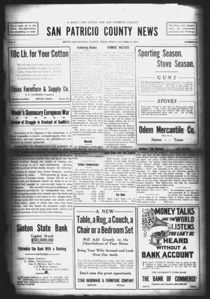 San Patricio County News (Sinton, Tex.), Vol. 6, No. 35, Ed. 1 Friday, October 16, 1914