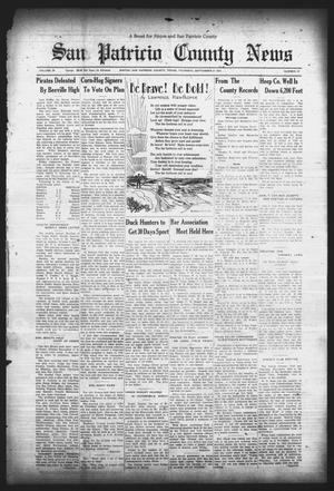San Patricio County News (Sinton, Tex.), Vol. 26, No. 37, Ed. 1 Thursday, September 27, 1934
