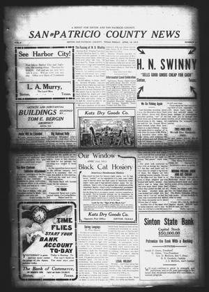 San Patricio County News (Sinton, Tex.), Vol. 5, No. 9, Ed. 1 Friday, April 18, 1913