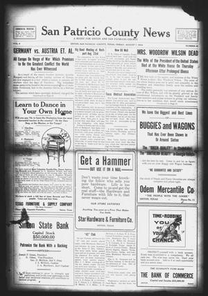 San Patricio County News (Sinton, Tex.), Vol. 6, No. 25, Ed. 1 Friday, August 7, 1914