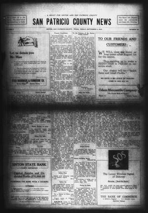 San Patricio County News (Sinton, Tex.), Vol. 7, No. 29, Ed. 1 Friday, September 3, 1915