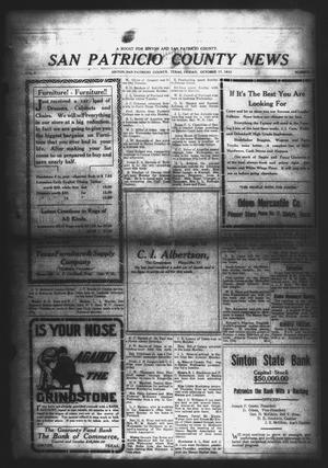 San Patricio County News (Sinton, Tex.), Vol. 5, No. 35, Ed. 1 Friday, October 17, 1913