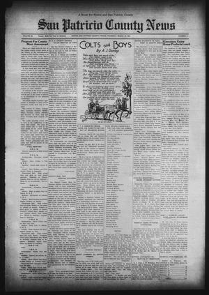 Primary view of object titled 'San Patricio County News (Sinton, Tex.), Vol. 23, No. 8, Ed. 1 Thursday, March 12, 1931'.