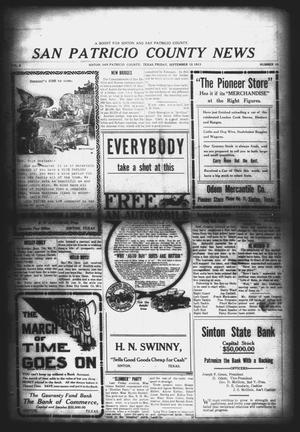 San Patricio County News (Sinton, Tex.), Vol. 5, No. 30, Ed. 1 Friday, September 12, 1913