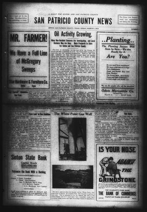 Primary view of object titled 'San Patricio County News (Sinton, Tex.), Vol. 7, No. 3, Ed. 1 Friday, March 5, 1915'.