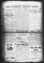 Thumbnail image of item number 1 in: 'San Patricio County News (Sinton, Tex.), Vol. 5, No. 47, Ed. 1 Friday, January 9, 1914'.