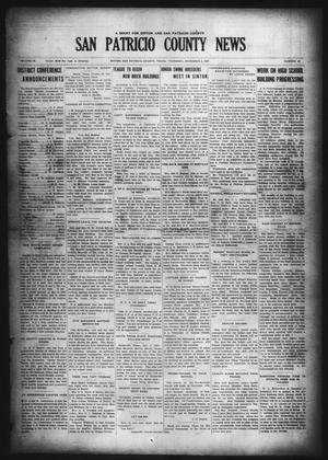 Primary view of object titled 'San Patricio County News (Sinton, Tex.), Vol. 19, No. 40, Ed. 1 Thursday, November 3, 1927'.
