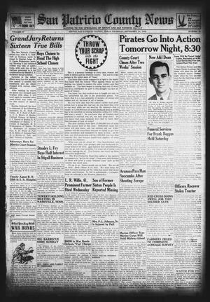 San Patricio County News (Sinton, Tex.), Vol. 34, No. 37, Ed. 1 Thursday, September 24, 1942