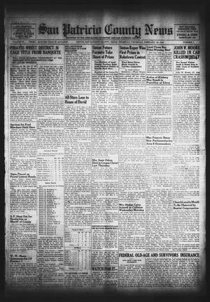 San Patricio County News (Sinton, Tex.), Vol. 32, No. 7, Ed. 1 Thursday, February 29, 1940