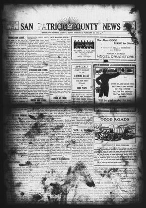 Primary view of object titled 'San Patricio County News (Sinton, Tex.), Vol. 4, No. 1, Ed. 1 Thursday, February 22, 1912'.