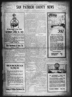 San Patricio County News (Sinton, Tex.), Vol. 15, No. 10, Ed. 1 Thursday, April 12, 1923