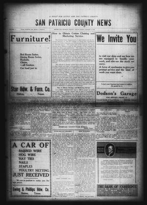 San Patricio County News (Sinton, Tex.), Vol. 11, No. 26, Ed. 1 Friday, August 8, 1919