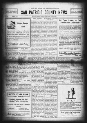 San Patricio County News (Sinton, Tex.), Vol. 9, No. 28, Ed. 1 Friday, August 24, 1917