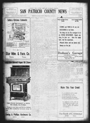 Primary view of object titled 'San Patricio County News (Sinton, Tex.), Vol. 13, No. 18, Ed. 1 Friday, June 10, 1921'.