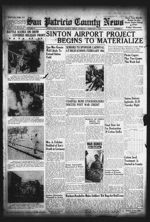San Patricio County News (Sinton, Tex.), Vol. 37, No. 4, Ed. 1 Thursday, February 1, 1945