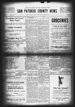 San Patricio County News (Sinton, Tex.), Vol. 8, No. 32, Ed. 1 Friday, September 22, 1916