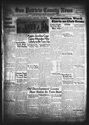 San Patricio County News (Sinton, Tex.), Vol. 30, No. 48, Ed. 1 Thursday, December 15, 1938
