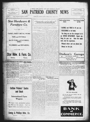 San Patricio County News (Sinton, Tex.), Vol. 13, No. 20, Ed. 1 Friday, June 24, 1921