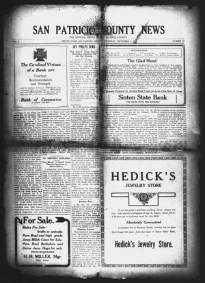 San Patricio County News (Sinton, Tex.), Vol. 2, No. 30, Ed. 1 Thursday, September 1, 1910