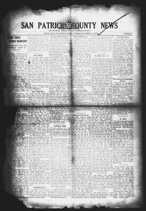 San Patricio County News (Sinton, Tex.), Vol. 1, No. 41, Ed. 1 Thursday, November 11, 1909
