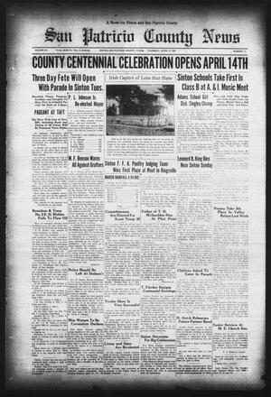 San Patricio County News (Sinton, Tex.), Vol. 28, No. 13, Ed. 1 Thursday, April 9, 1936