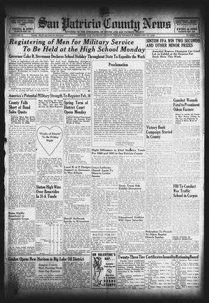 San Patricio County News (Sinton, Tex.), Vol. 34, No. 5, Ed. 1 Thursday, February 12, 1942