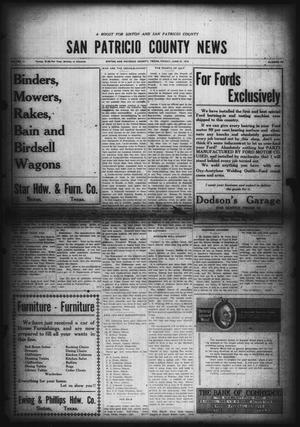 San Patricio County News (Sinton, Tex.), Vol. 11, No. 20, Ed. 1 Friday, June 27, 1919