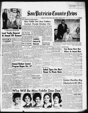 San Patricio County News (Sinton, Tex.), Vol. 54, No. 43, Ed. 1 Thursday, October 25, 1962