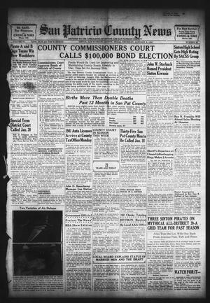 San Patricio County News (Sinton, Tex.), Vol. 32, No. 52, Ed. 1 Thursday, January 9, 1941