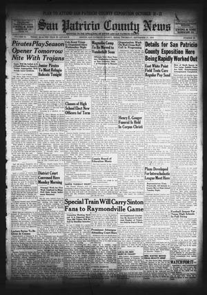 San Patricio County News (Sinton, Tex.), Vol. 31, No. 36, Ed. 1 Thursday, September 21, 1939