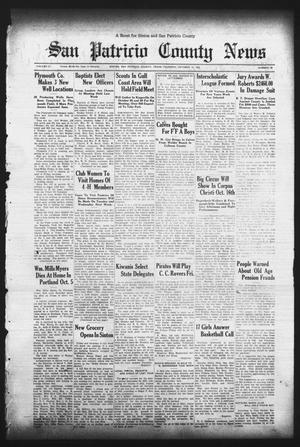 San Patricio County News (Sinton, Tex.), Vol. 27, No. 39, Ed. 1 Thursday, October 10, 1935