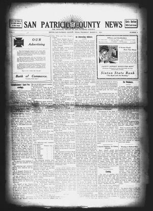 San Patricio County News (Sinton, Tex.), Vol. 3, No. 3, Ed. 1 Thursday, March 2, 1911