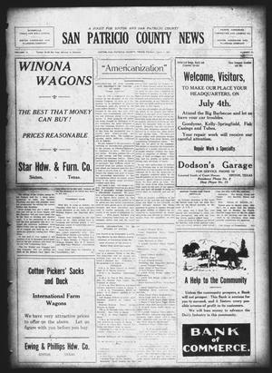 San Patricio County News (Sinton, Tex.), Vol. 13, No. 21, Ed. 1 Friday, July 1, 1921