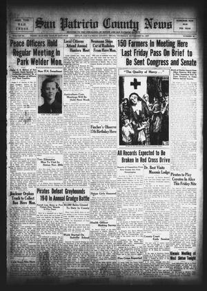 San Patricio County News (Sinton, Tex.), Vol. 29, No. 45, Ed. 1 Thursday, November 18, 1937