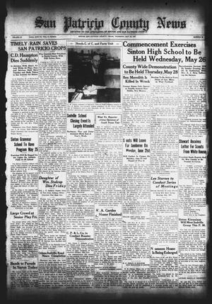 San Patricio County News (Sinton, Tex.), Vol. 29, No. 19, Ed. 1 Thursday, May 20, 1937