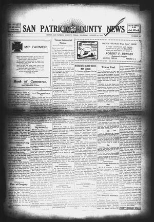 San Patricio County News (Sinton, Tex.), Vol. 3, No. 25, Ed. 1 Thursday, August 10, 1911