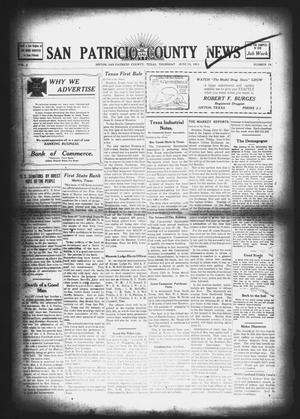 Primary view of object titled 'San Patricio County News (Sinton, Tex.), Vol. 3, No. 18, Ed. 1 Thursday, June 15, 1911'.
