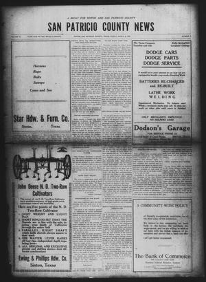 San Patricio County News (Sinton, Tex.), Vol. 12, No. 4, Ed. 1 Friday, March 5, 1920