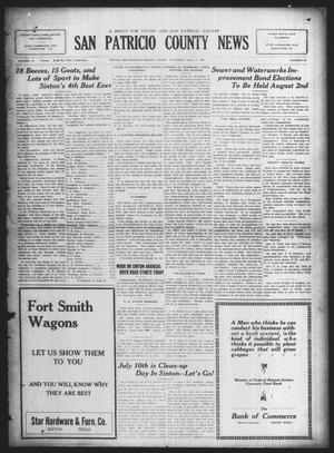 San Patricio County News (Sinton, Tex.), Vol. 16, No. 22, Ed. 1 Thursday, July 3, 1924