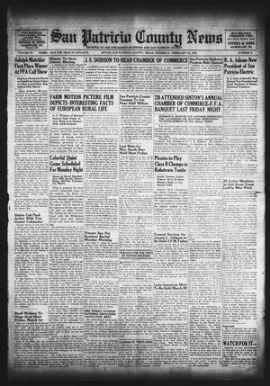San Patricio County News (Sinton, Tex.), Vol. 32, No. 6, Ed. 1 Thursday, February 22, 1940