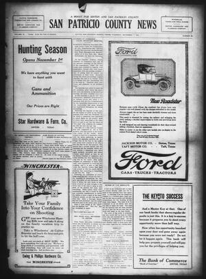 San Patricio County News (Sinton, Tex.), Vol. 15, No. 39, Ed. 1 Thursday, November 1, 1923