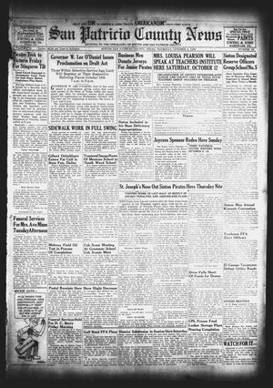 San Patricio County News (Sinton, Tex.), Vol. 32, No. 38, Ed. 1 Thursday, October 3, 1940