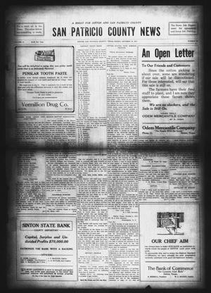 San Patricio County News (Sinton, Tex.), Vol. 9, No. 35, Ed. 1 Friday, October 12, 1917