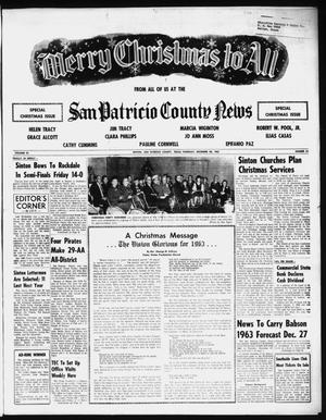 San Patricio County News (Sinton, Tex.), Vol. 54, No. 51, Ed. 1 Thursday, December 20, 1962