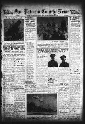 San Patricio County News (Sinton, Tex.), Vol. 35, No. 47, Ed. 1 Thursday, December 2, 1943
