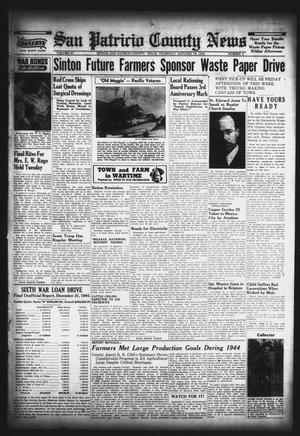 San Patricio County News (Sinton, Tex.), Vol. 37, No. 2, Ed. 1 Thursday, January 18, 1945