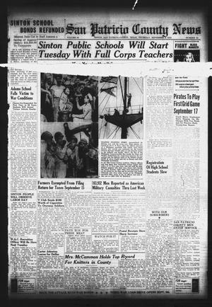 San Patricio County News (Sinton, Tex.), Vol. 35, No. 34, Ed. 1 Thursday, September 2, 1943