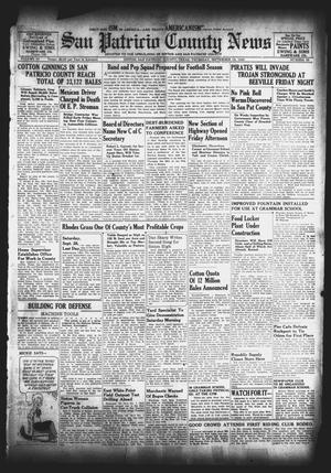 San Patricio County News (Sinton, Tex.), Vol. 32, No. 36, Ed. 1 Thursday, September 19, 1940