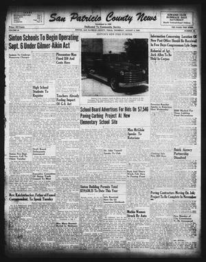 San Patricio County News (Sinton, Tex.), Vol. 41, No. 31, Ed. 1 Thursday, August 4, 1949